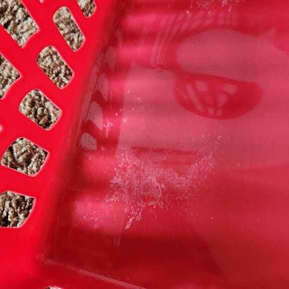 Red tray picnic parnier basket bundle of 3 - Picture 3 of 8